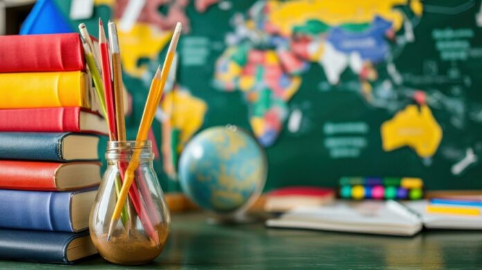 ai-generated-languages-school-advertisment-background-with-copy-space-free-photo